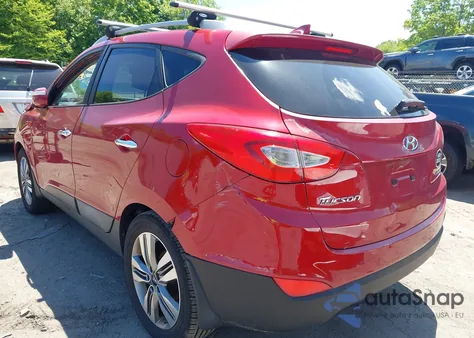 2014 Hyundai Tucson Limited из США, поврежденный, VIN KM8JU3AG6EU820276
